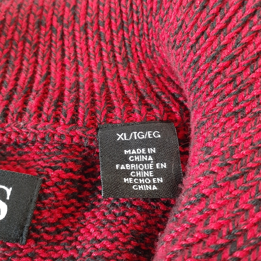 Chaps Button Collar Pullover Sweater Size Xlarge - image 4